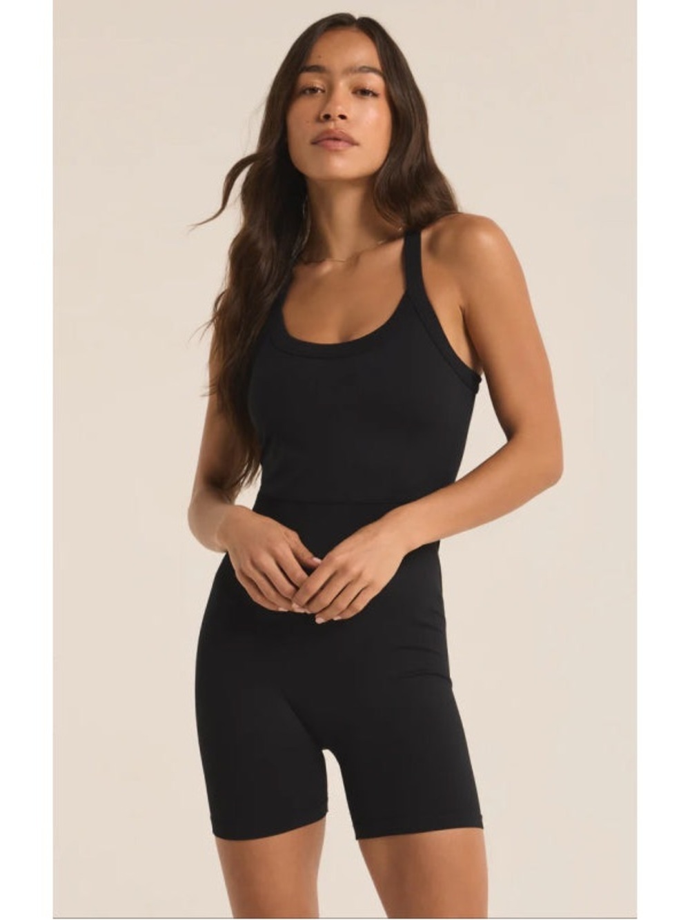 Z Supply Sunday Seamless Onsie Size M/L Black NWT